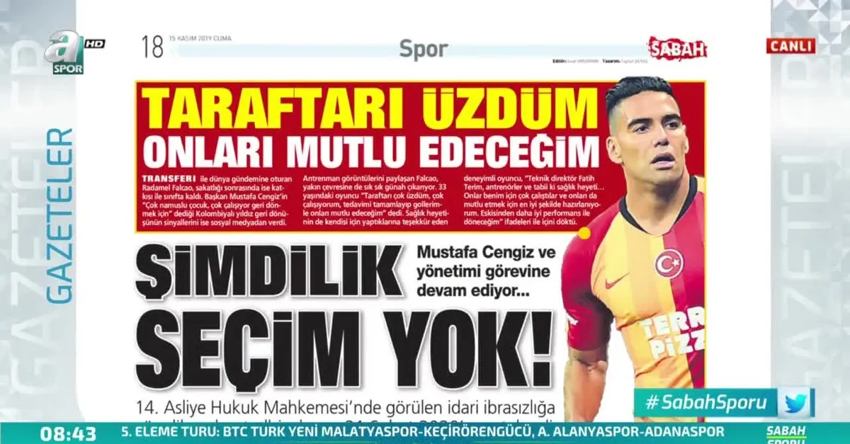 Falcao'dan çarpıcı açıklamalar!
