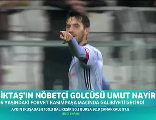 Beşiktaş'ın nöbetçi golcüsü Umut Nayir