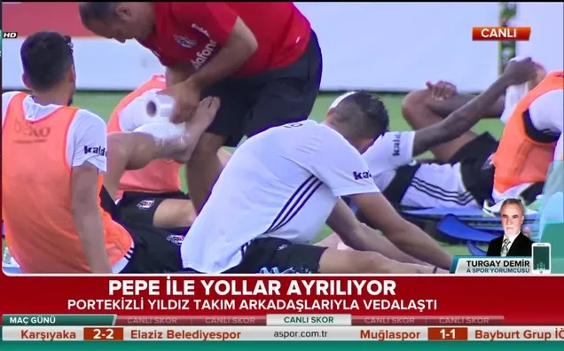 Beşiktaş'ta Pepe ile yollar ayrıldı