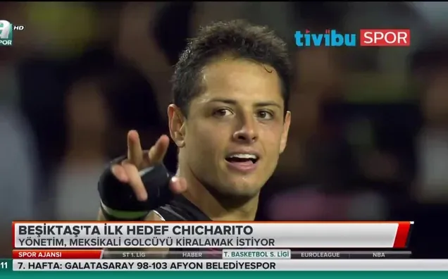 Beşiktaş'ta ilk hedef Chicharito