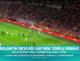 Galatasaray'ın Devler Ligi'nde zorlu sınavı