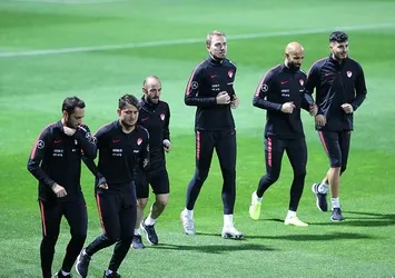 A Milli Takım hazırlıklarını sürdürdü