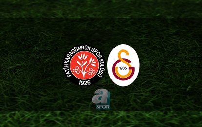 Fatih Karagümrük - Galatasaray maçı canlı | Galatasaray maçı hangi kanalda? Ne zaman? Saat kaçta?