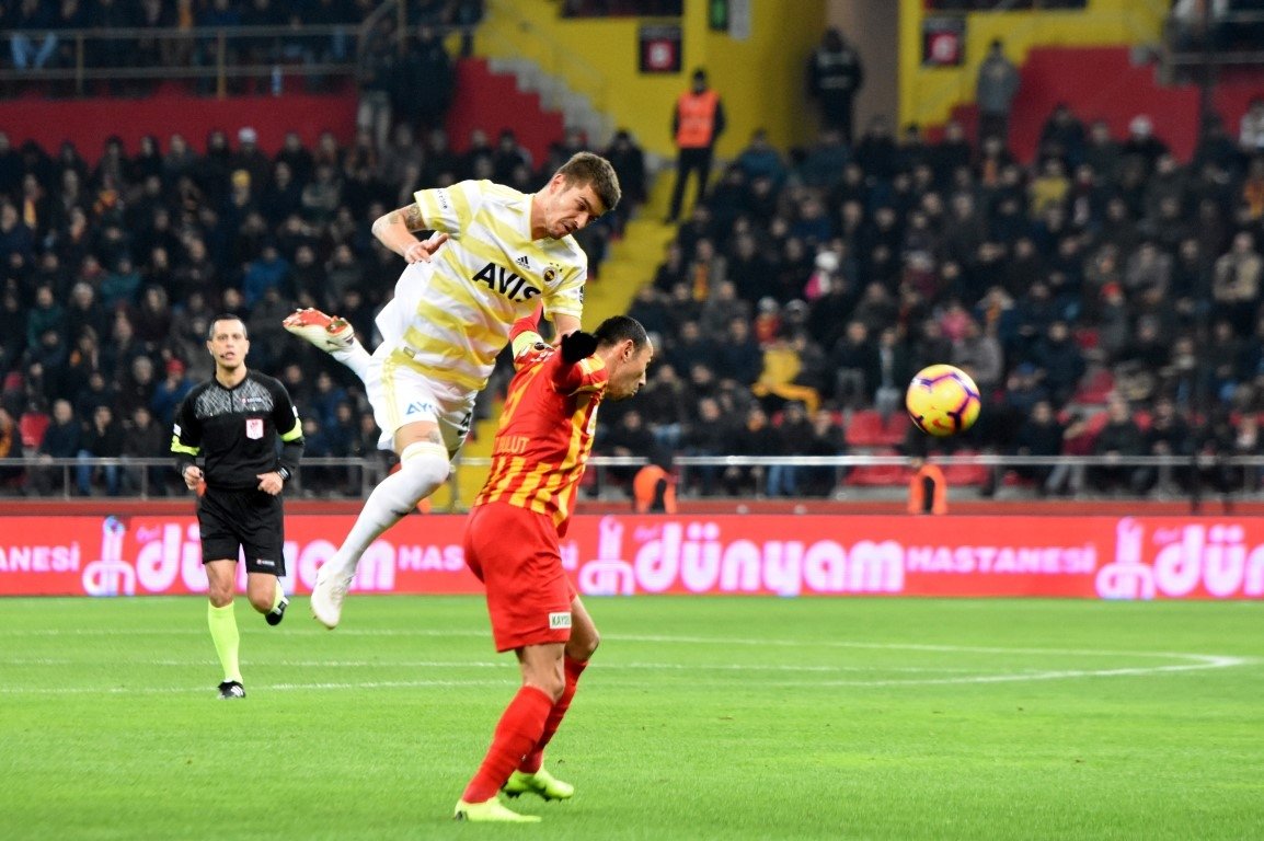Kayserispor - Fenerbahçe maçından kareler!