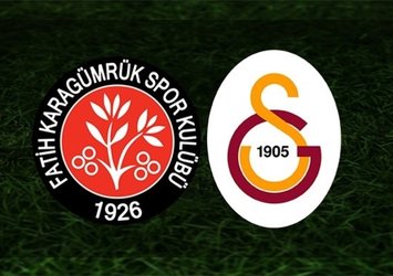 Karagümrük - Galatasaray | CANLI