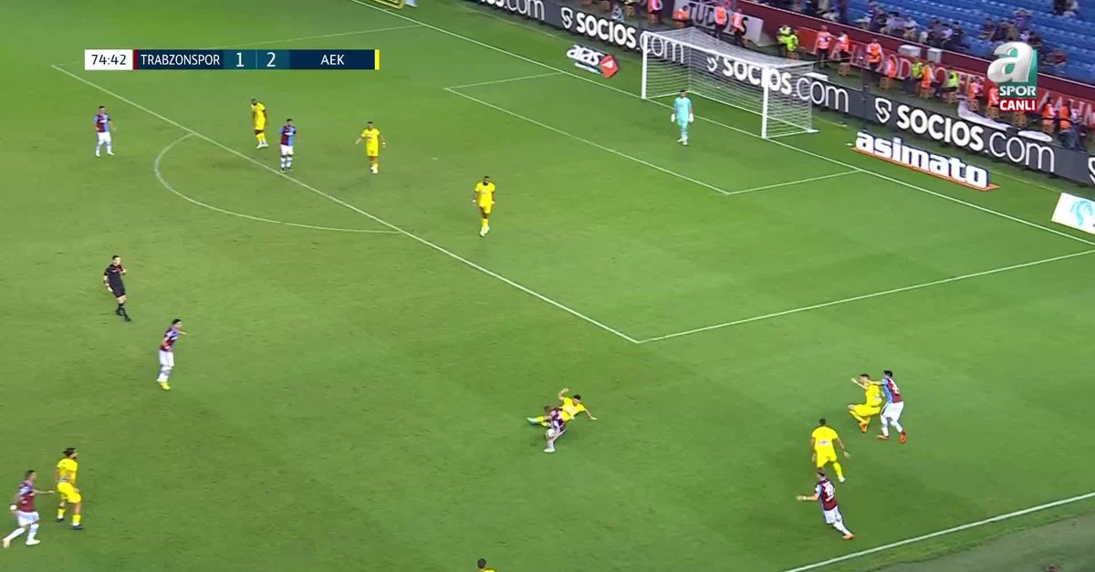 GOL | Trabzonspor 1-3 AEK
