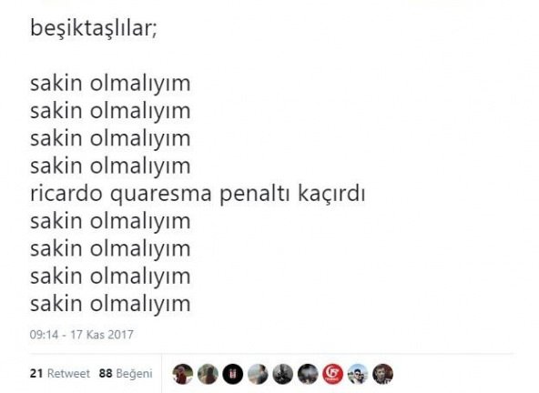 ’’Hey Quaresma come to kendine’’