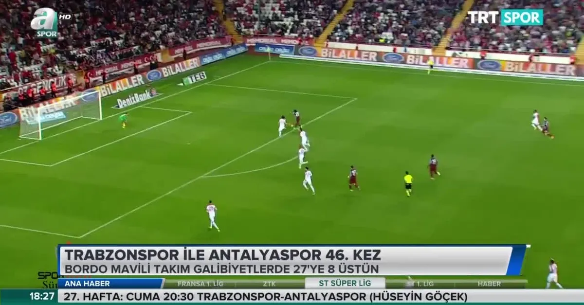 Trabzonspor ile Antalyaspor 46. kez