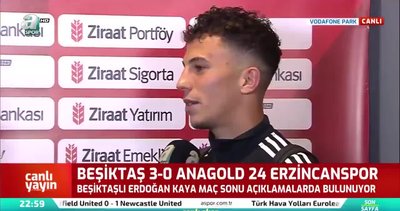 Erdoğan Kaya: İlk maçımda ilk golümü attığım için mutluyum