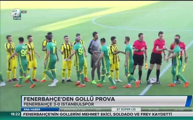 F.Bahçe'den gollü prova