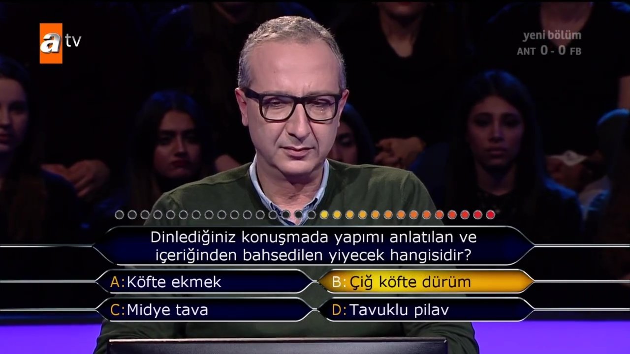 Kim Milyoner Olmak İster 796. bölüm soru ve cevapları | Futbol sorusu geceye damga vurdu