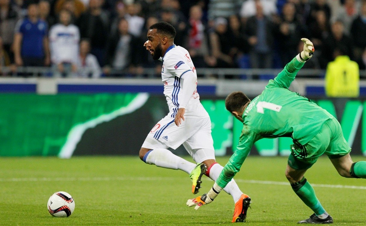 Olympique Lyon - Beşiktaş maçından kareler