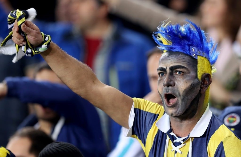 Fenerbahçe-Galatasaray karşılaşmasından kareler