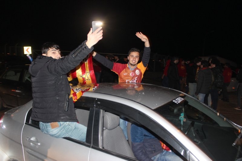 Galatasaray’a Hatay’da coşkulu karşılama