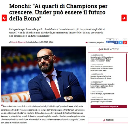 Monchi'den Cengiz Ünder açıklaması - 1