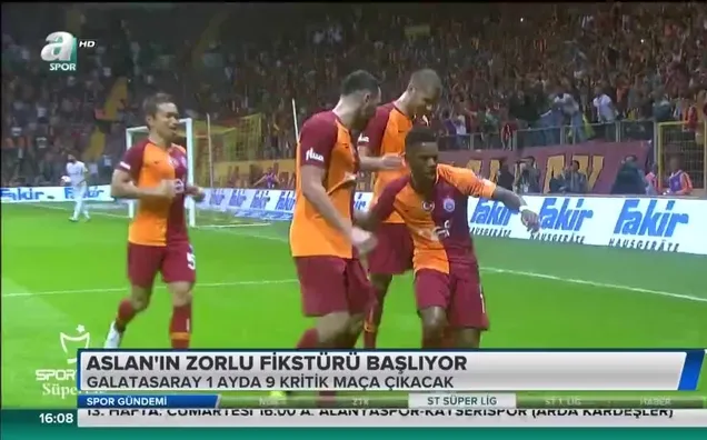 Aslan'ın zorlu fikstürü başlıyor