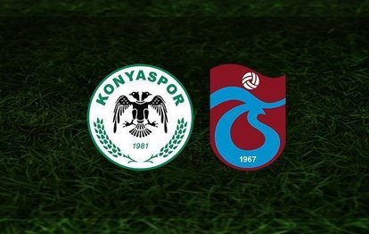 Konyaspor - Trabzonspor maçında ilk 11’ler belli oldu!