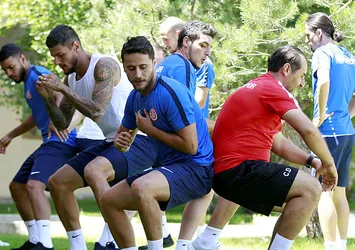Antalyaspor, kuvvet çalışmaları yaptı