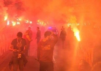 Galatasaray'a Ankara'da coşkulu karşılama