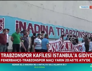 Trabzonspor'a coşkulu uğurlama
