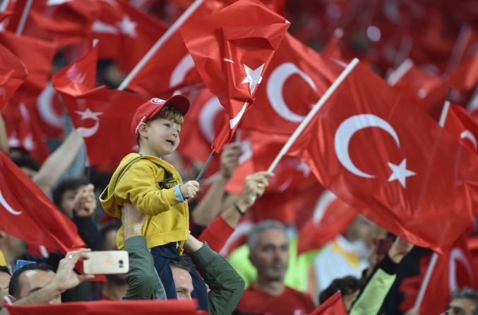 Türkiye - Ukrayna maçından kareler!