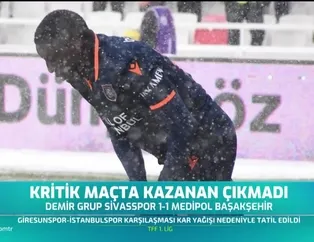Kritik maçta kazanan çıkmadı