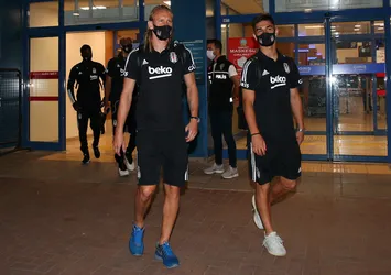 Beşiktaş kafilesi Trabzon'a geldi