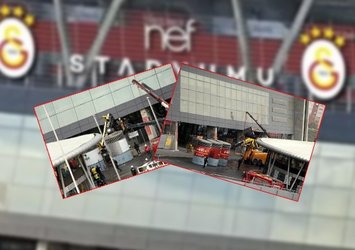 G.Saray'ın stadında korkunç kaza! 3 yaralı..