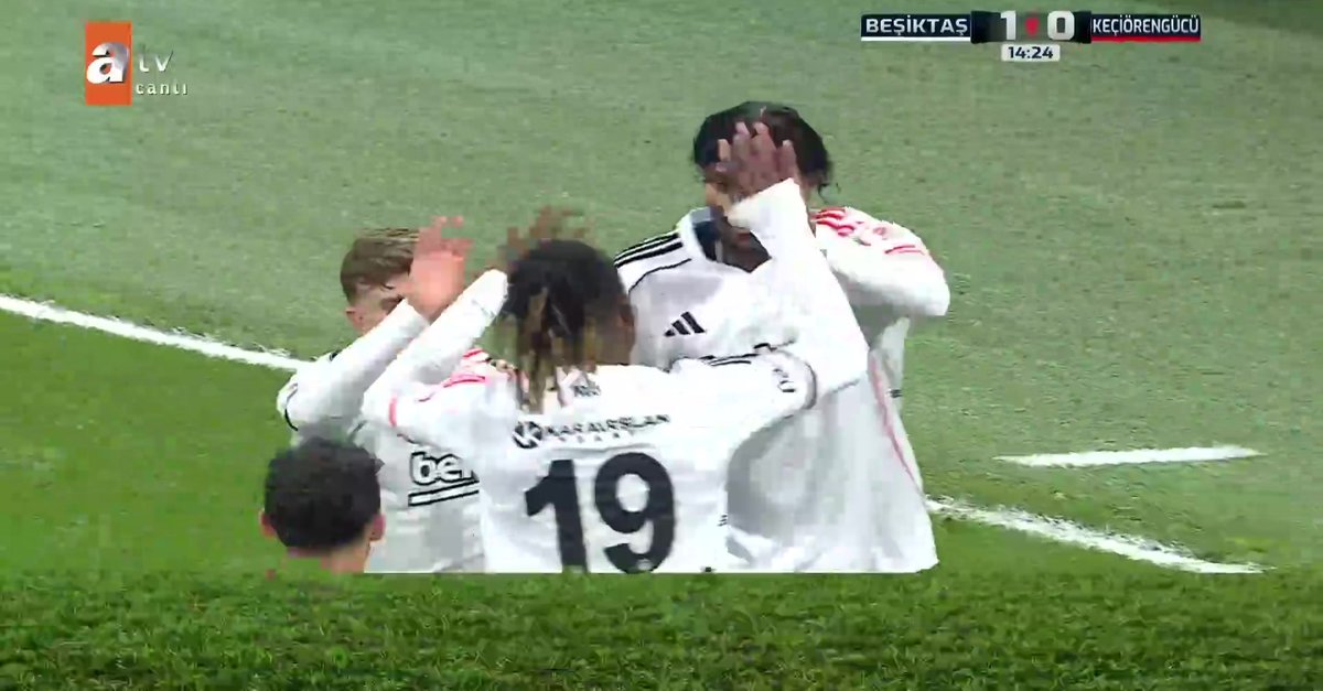 GOL | Beşiktaş 1-0 Ankara Keçiörengücü