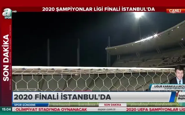 2020 Şampiyonlar Ligi finali İstanbul'da