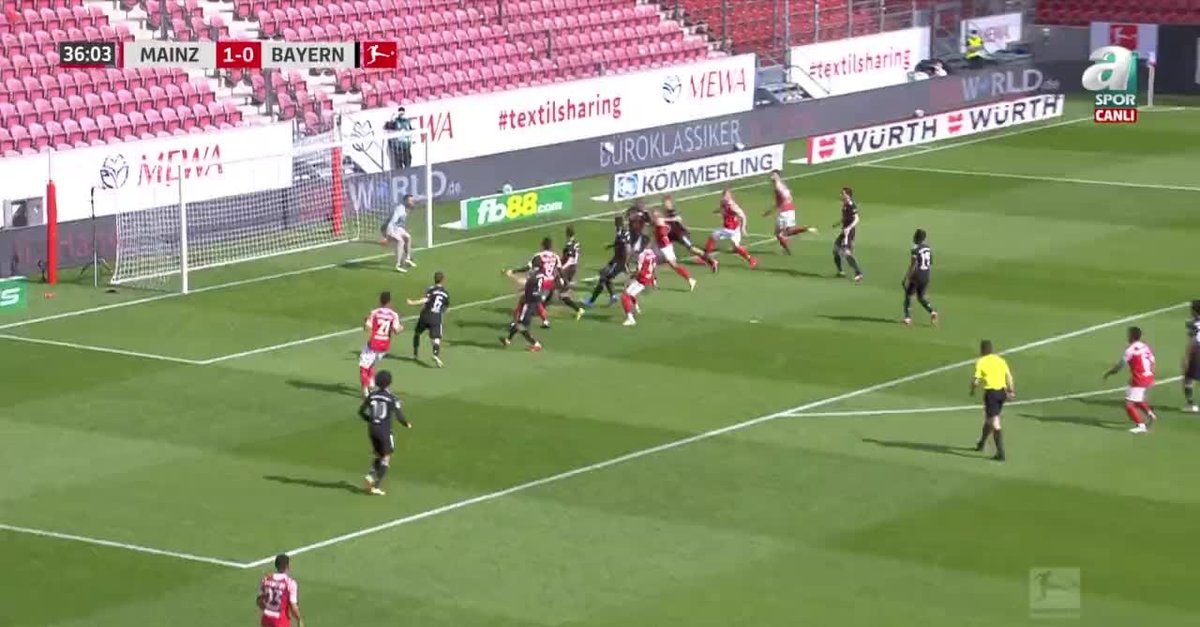 GOL | Mainz 05 2-0 Bayern Münih