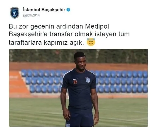 Medipol Başakşehir'den Galatasaray'a gönderme! - 1