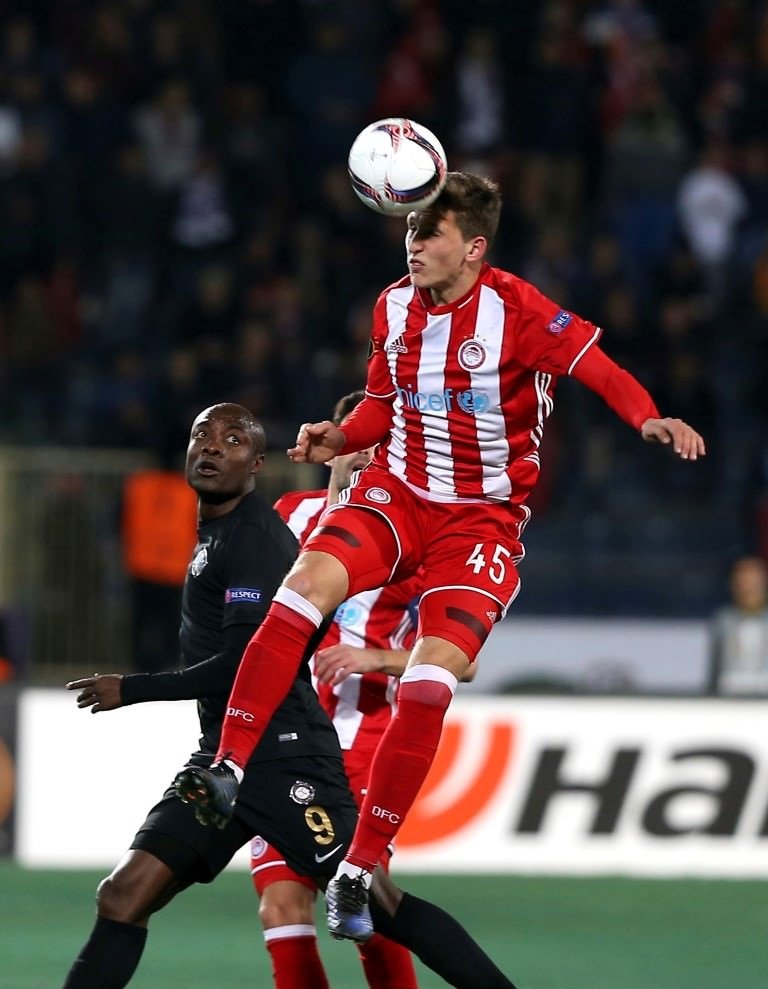 Osmanlıspor - Olympiakos maçından kareler