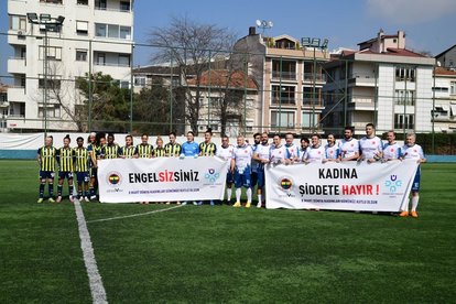 Kadına Şiddete Hayır maçı