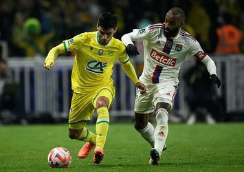 Lyon'u yıkan Nantes finalde!