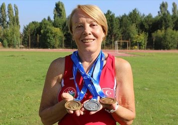 66 yaşındaki kadın atlet rekor üstüne rekor kırıyor
