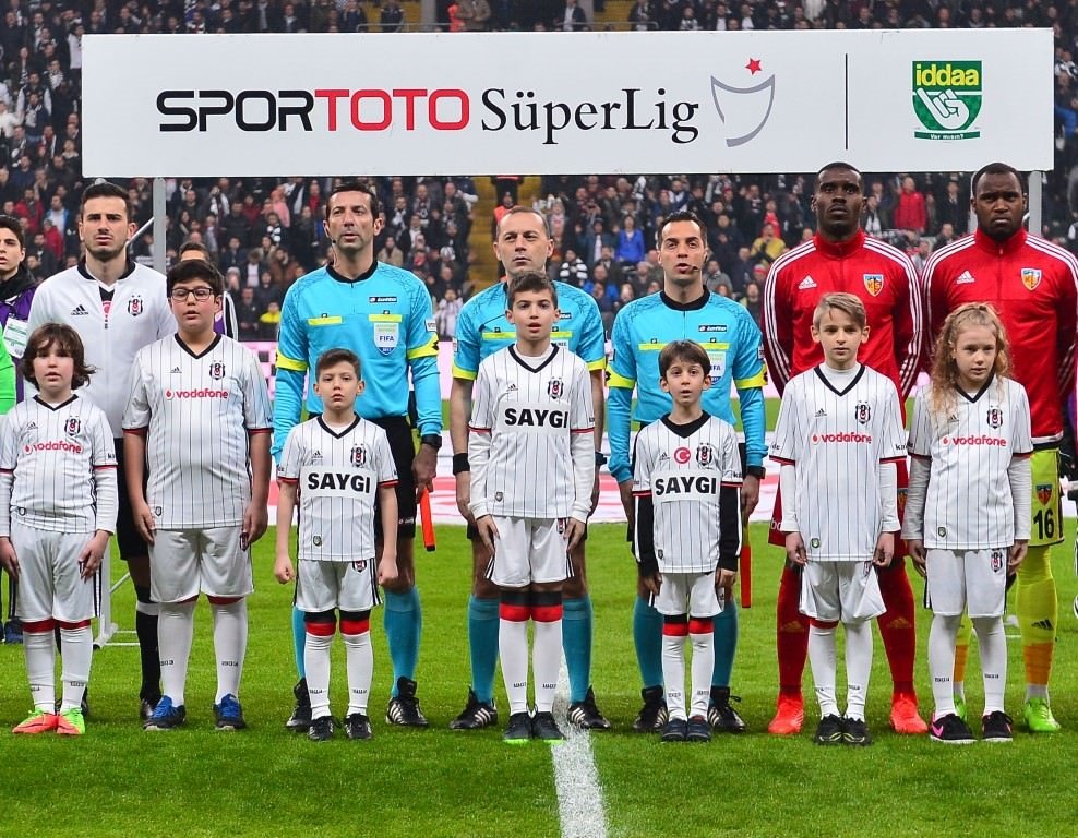 Beşiktaş-Kayserispor karşılaşmasından kareler