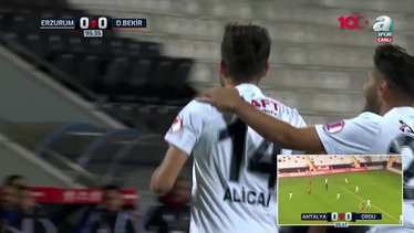 GOL | Erzurumspor FK 1-0 Diyarbekirspor
