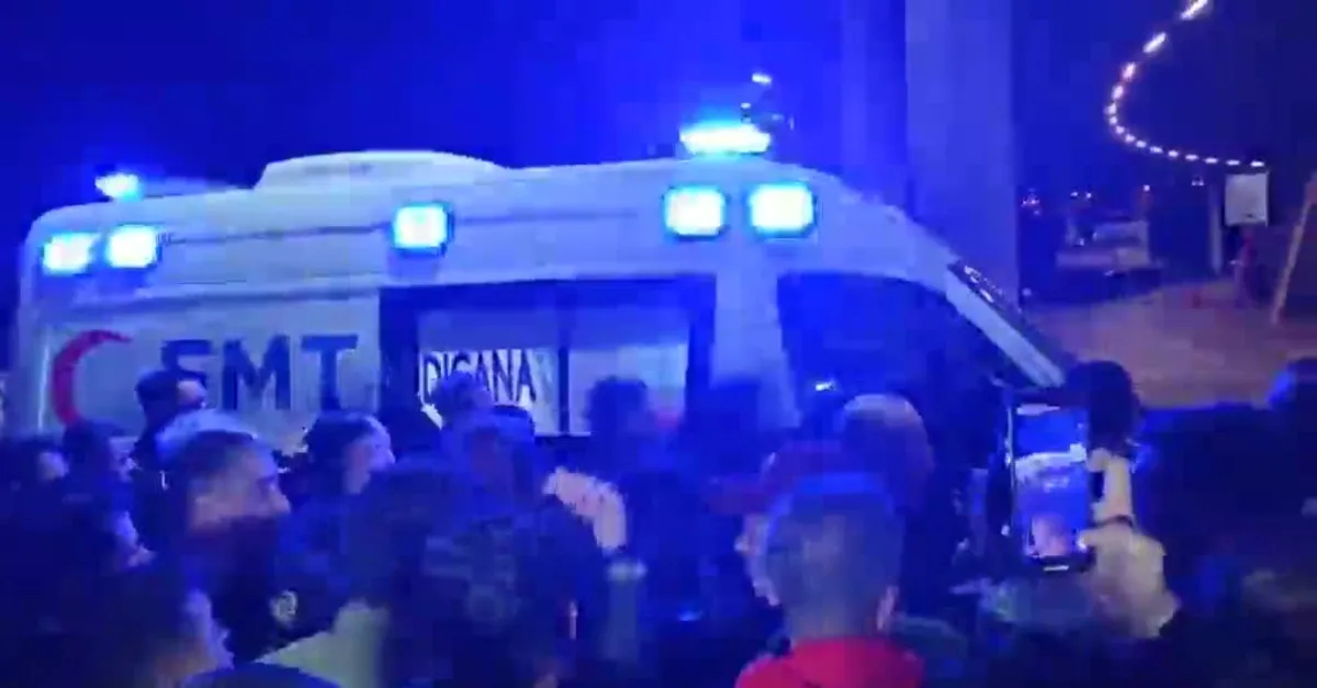 Burnu kırılan A Spor muhabiri Emre Kaplan hastaneye kaldırıldı