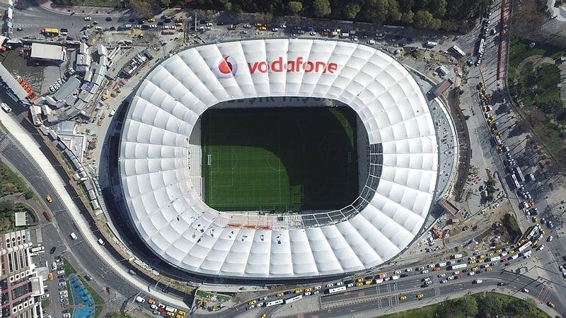 Vodafone Arena’nın son durumu havadan görüntülendi