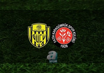 Ankaragücü - Karagümrük | CANLI