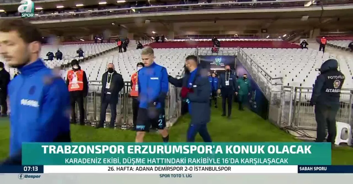 Trabzonspor Erzurumspor'a konuk olacak