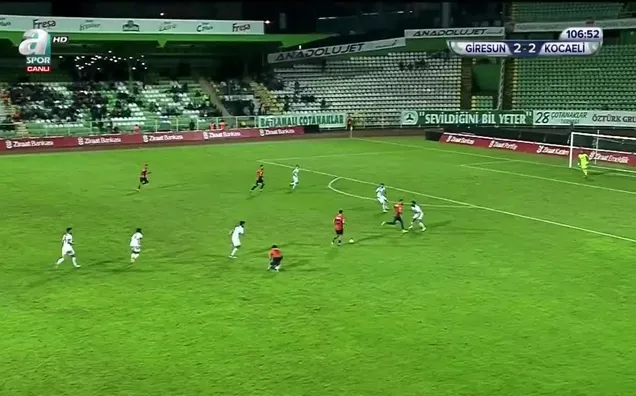 Giresunspor 3-2 Kocaelispor