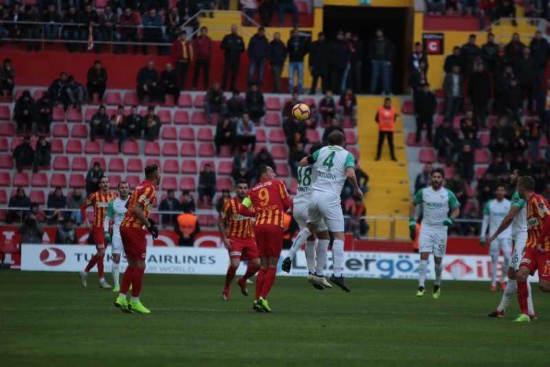 Kayserispor - Bursaspor Maçtan kareler