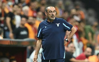 Galatasaray Lazio maçı sonrası Maurizio Sarri: Şanssız bir gol yedik