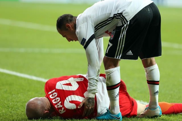 Beşiktaş - Monaco maçı sonrası olay