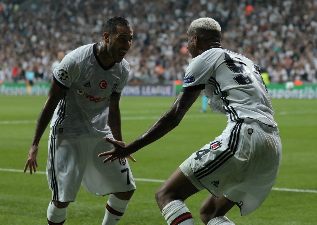 Beşiktaş-Leipzig karşılaşmasından kareler