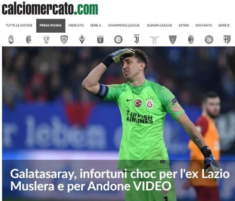 Galatasaray'dan Muslera ve Andone paylaşımı! Muslera ve Andone'nin sakatlık durumu ne? - 1