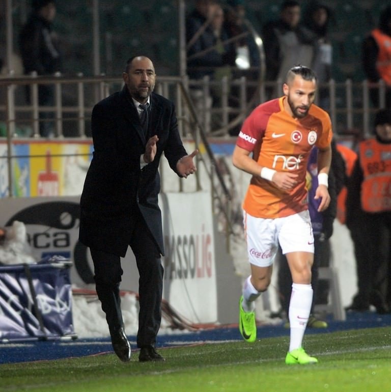 Çaykur Rizespor-Galatasaray karşılaşmasından kareler