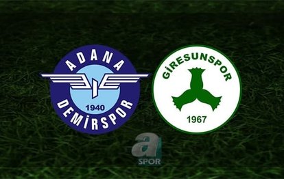 Adana Demirspor - Giresunspor maçı | CANLI